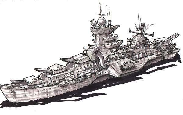 无畏级战舰 最初 设定是 重型战列舰,但是因为种种原因才改成了现在的