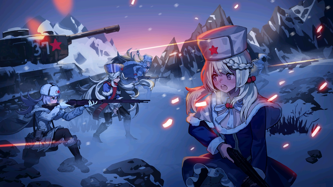 少女前线自己收藏的ppsh41波波沙图片1