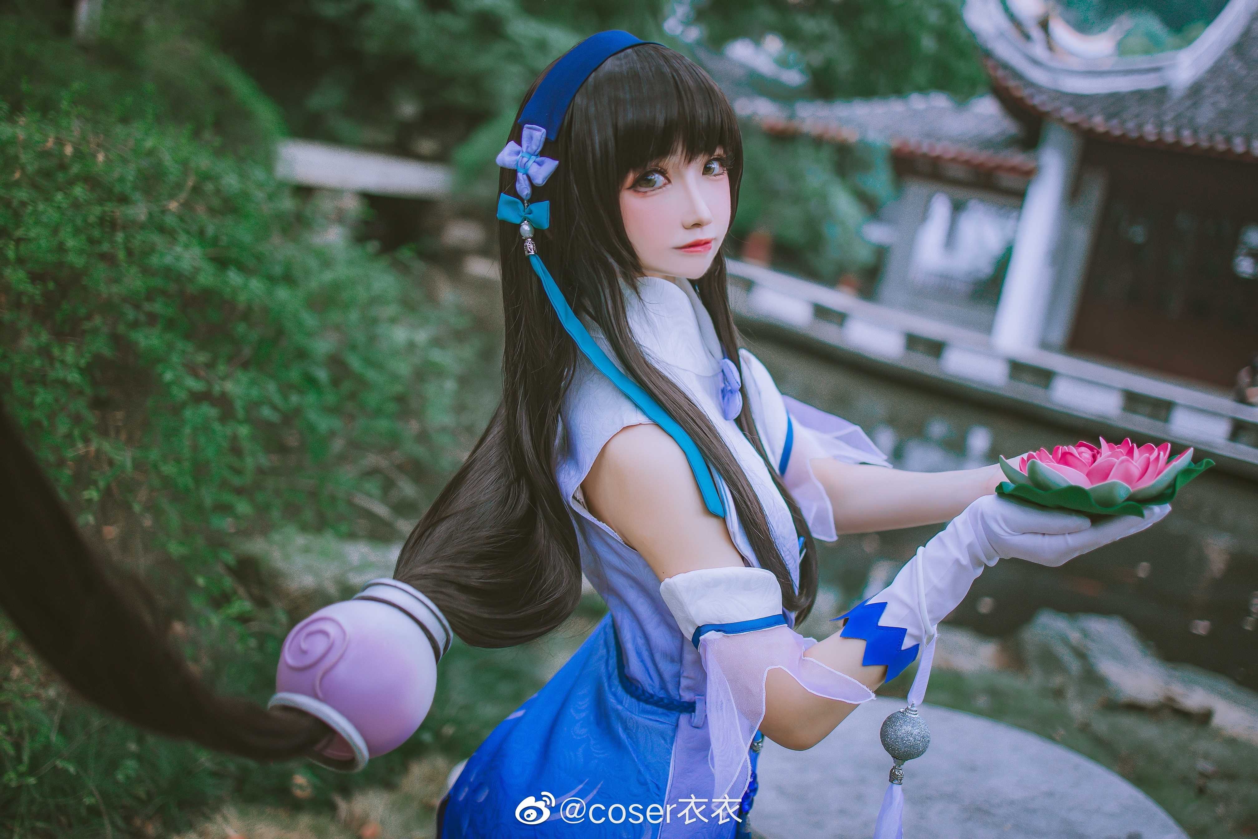 cos王者荣耀西施可爱极了▽