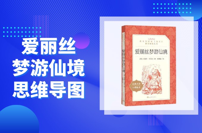 爱丽丝梦游仙境思维导图初中作业参考 哔哩哔哩