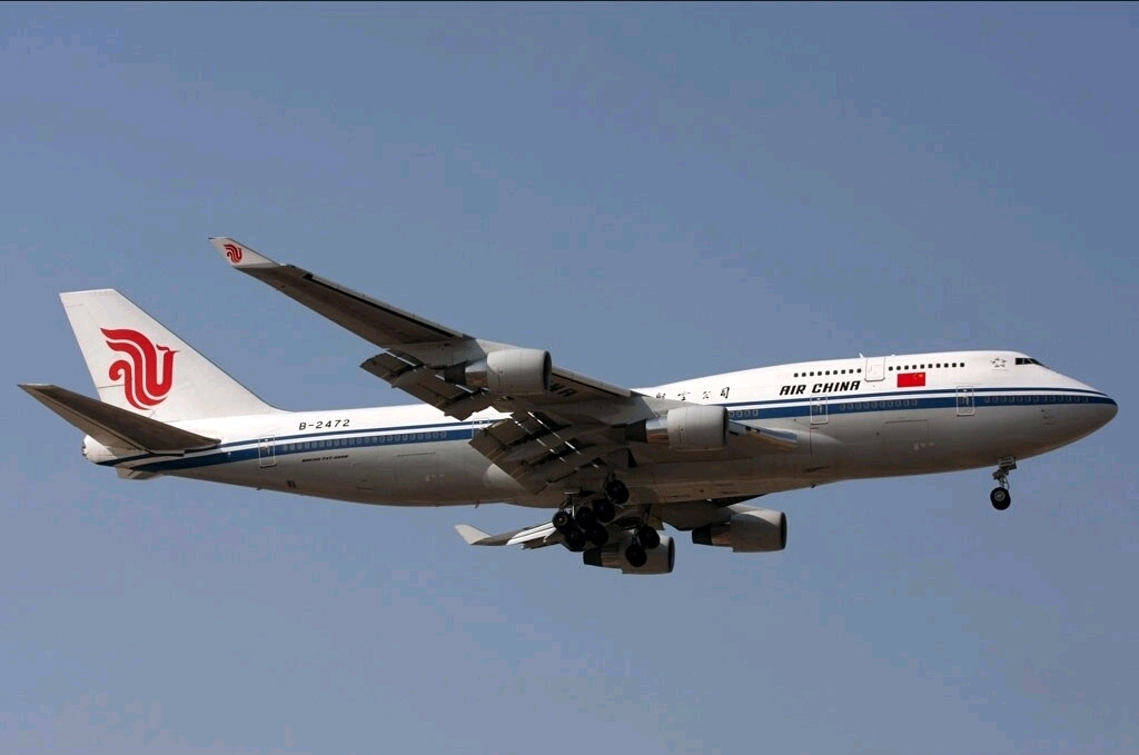 中国国际航空公司的b747-400客机