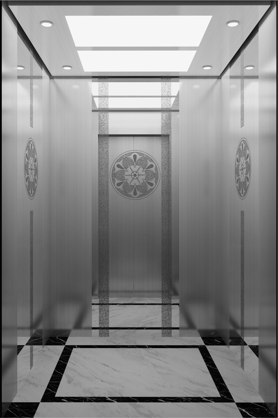 师为其定制了ufj-p01型号的旧楼电梯加装设计安装费用方案,其中轿门