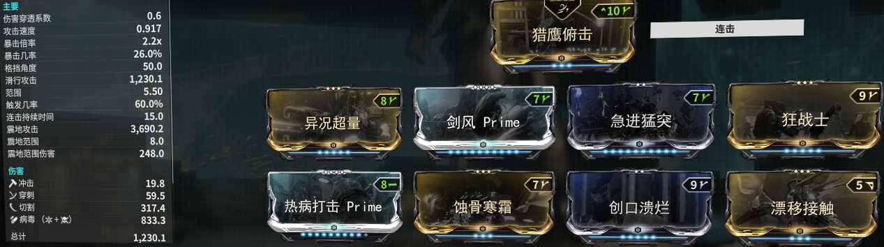 warframe烈焰长剑配卡,warframe喷火器配卡 warframe新手配卡攻略titaniap科林斯p鲮鲤剑p