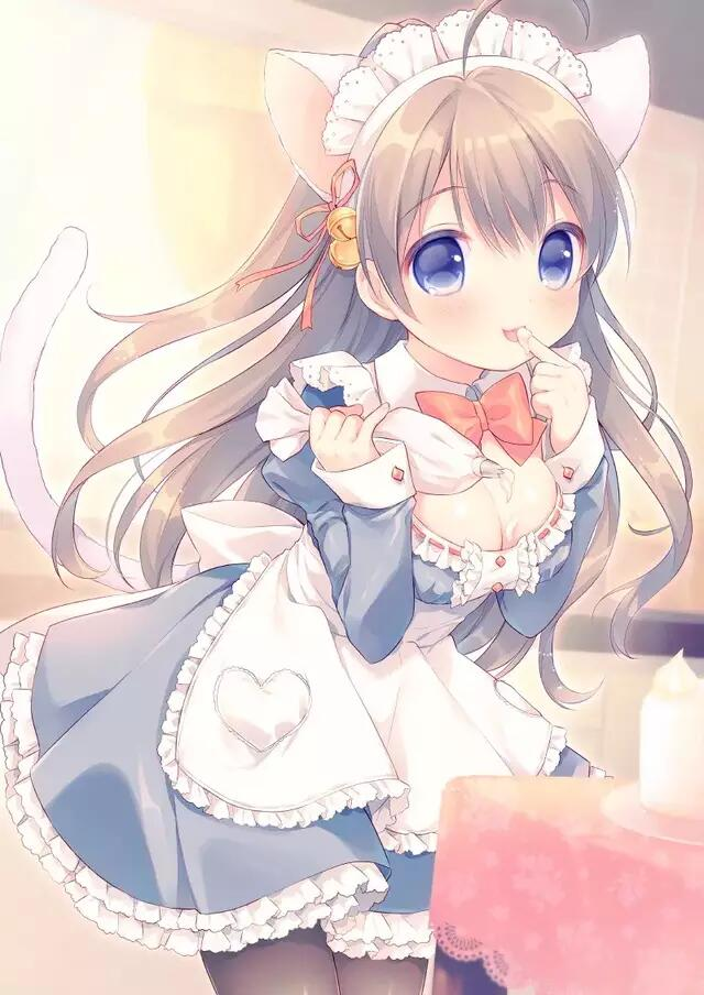 手机壁纸|二次元咖啡店の女仆第四期 by:b站盐泽 2020