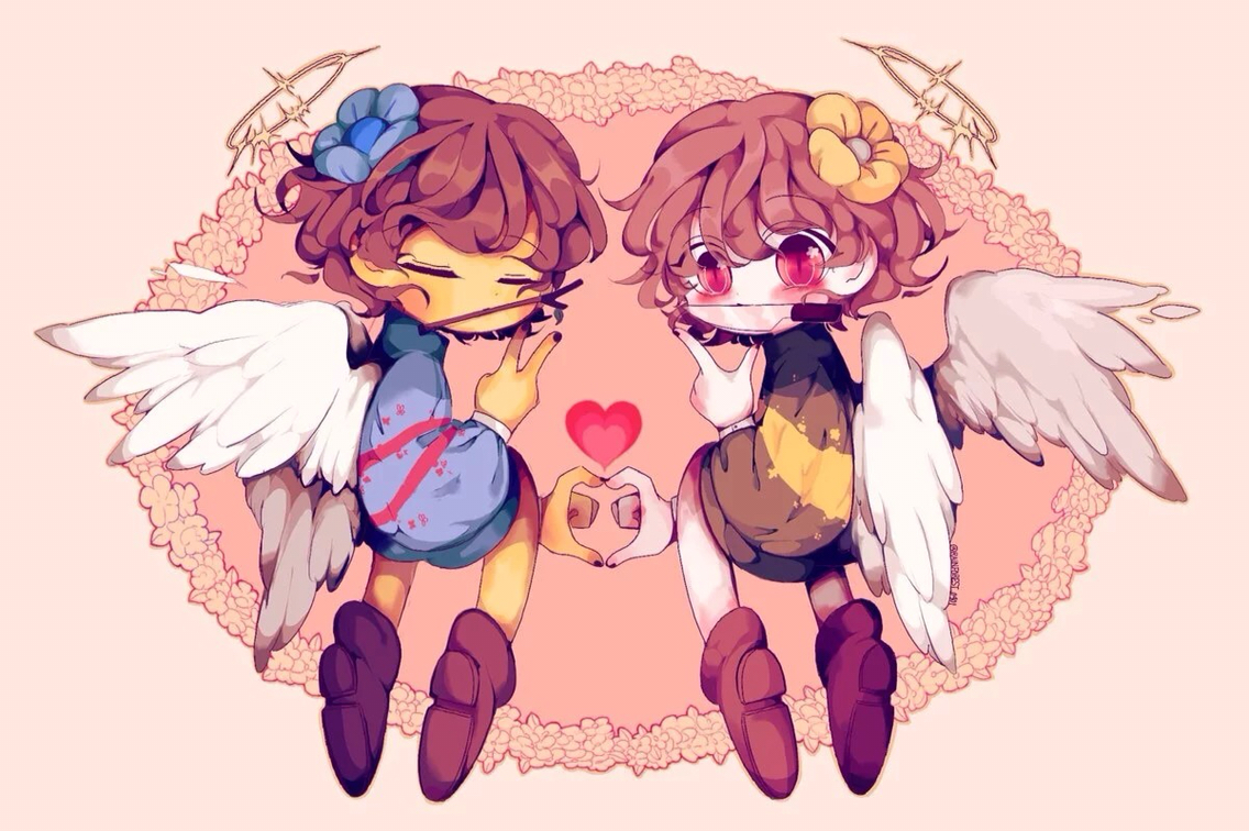 传说之下【undertale】美图图集 frisk+chara篇 第一期