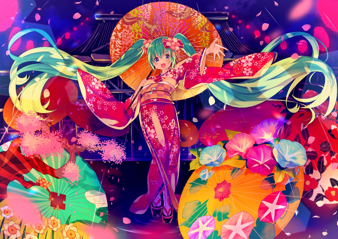 超好看的初音未来和洛天依