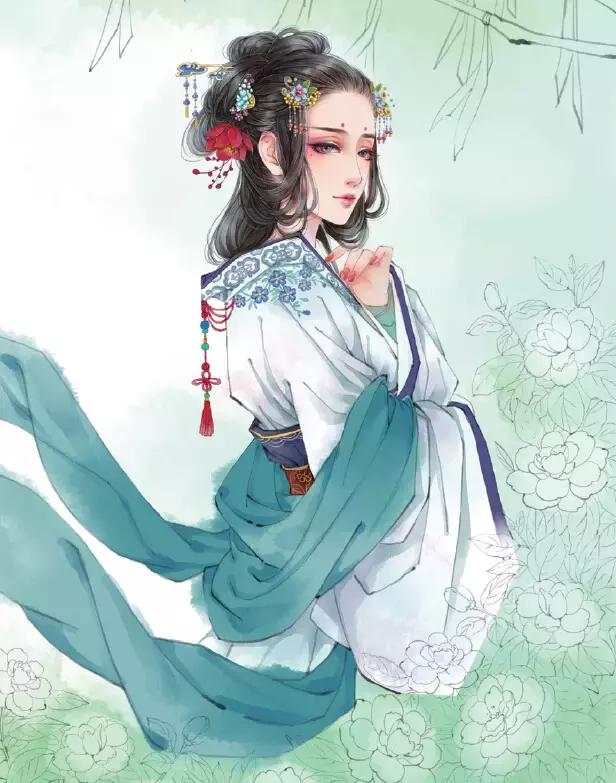 教你画古典美人:古风手绘插画技法入门教程