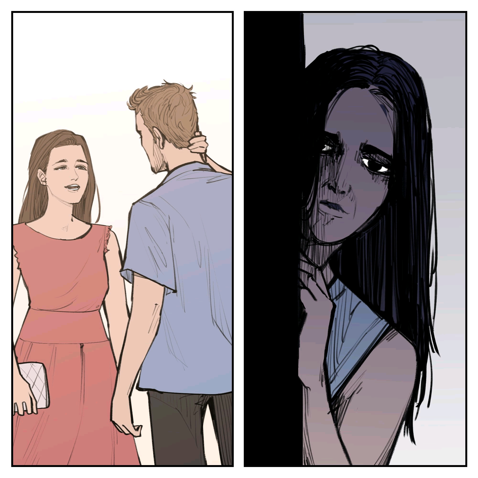 来自@unfins 的情人节小漫画