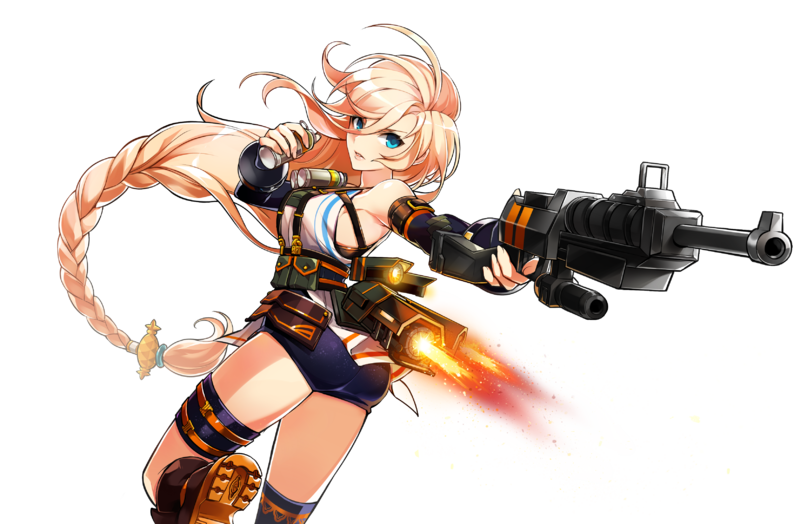 艾尔之光里的女枪各种转职立绘欣赏