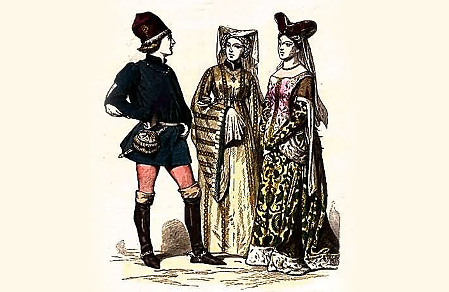哥特时期的服装首先基于罗马