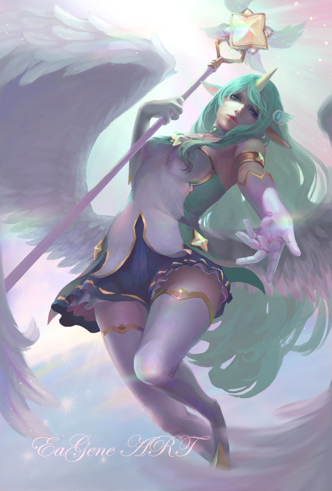 p站搬运星之守护者壁纸级~魔法少女—英雄联盟不可错过的