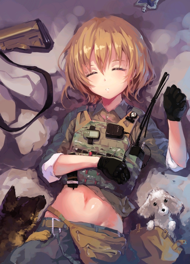 军服少女合集