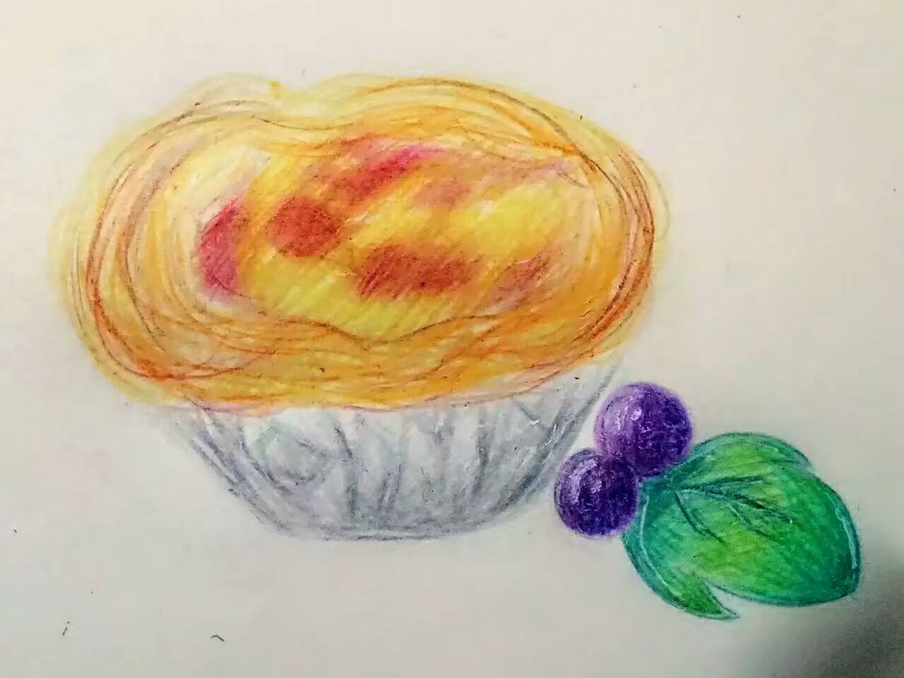 因为 很想吃 蛋挞
