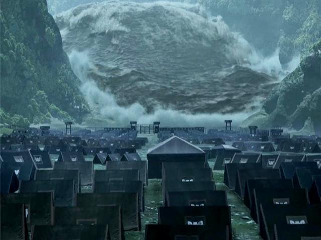 关羽北伐襄樊,趁着连日大雨,水淹于禁七军