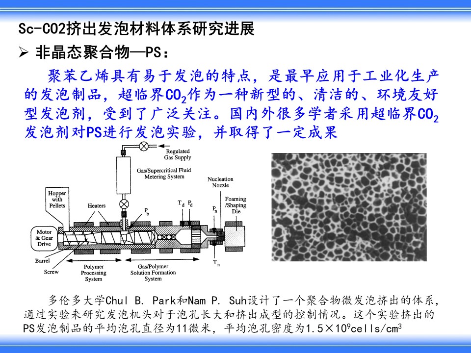 微孔发泡(超临界流体发泡)技术