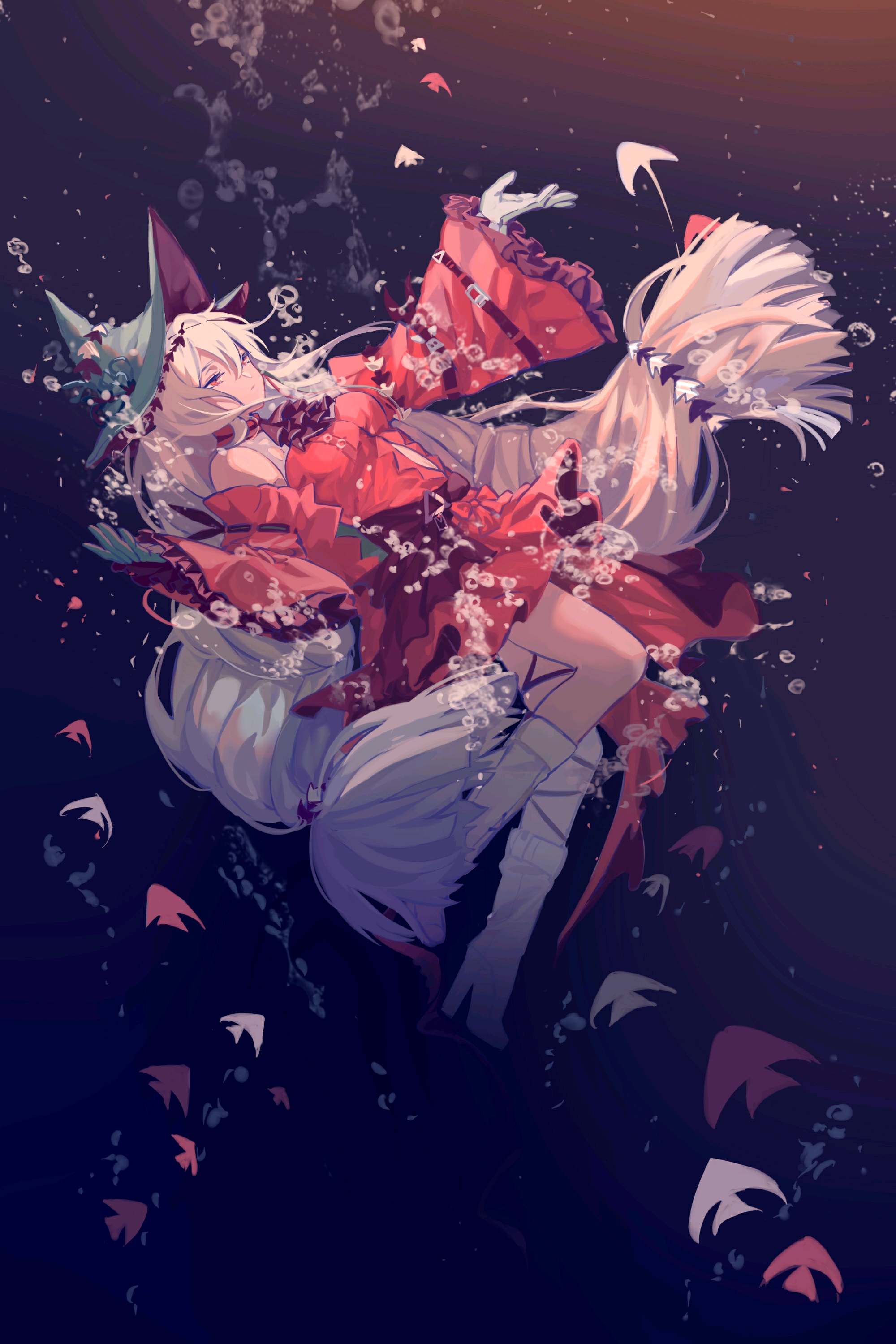 pixiv 明日方舟 浊心斯卡蒂 图片搬运