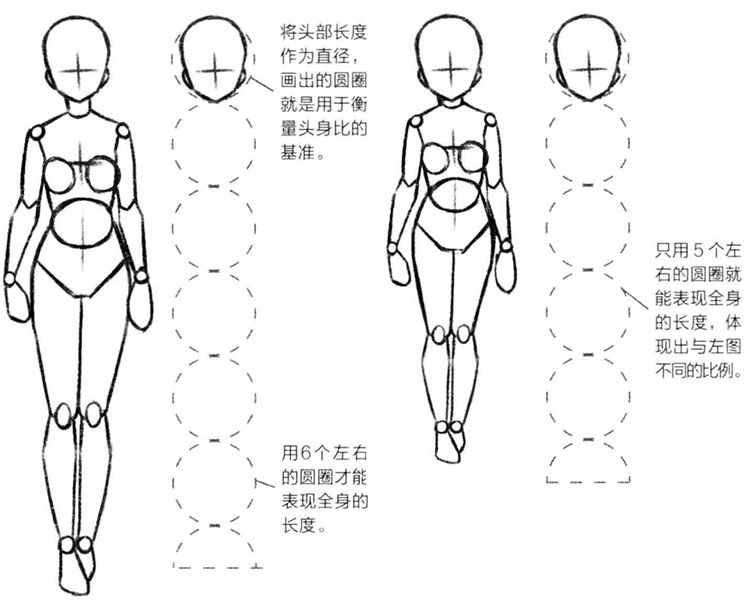 动漫人体比例怎么画?怎样才能画好动漫人体比例?