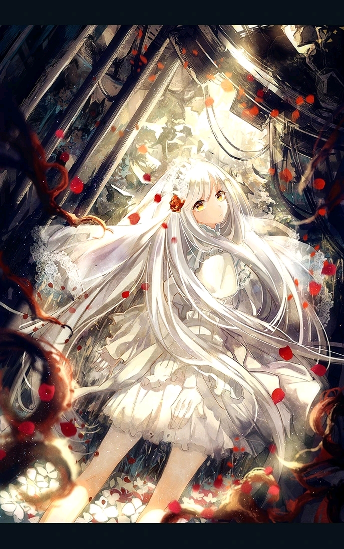 银发的美少女你喜欢吗