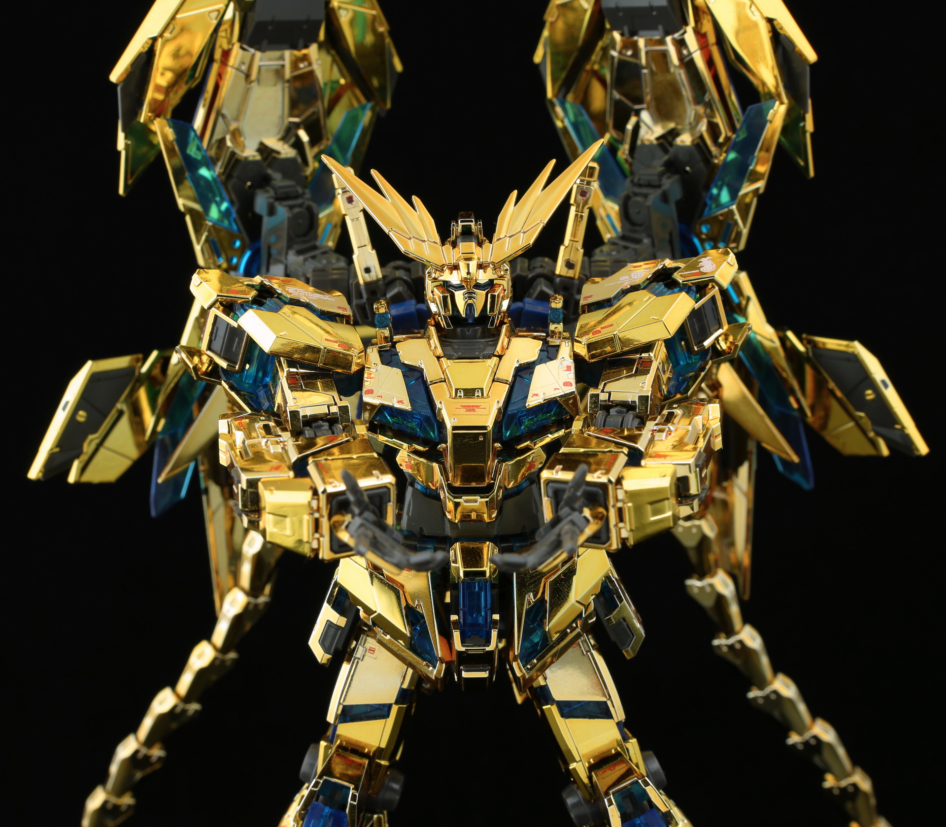 达人佳作:[我的业余爱好是素组]rg 1/144 独角兽高达3号机 菲尼克斯