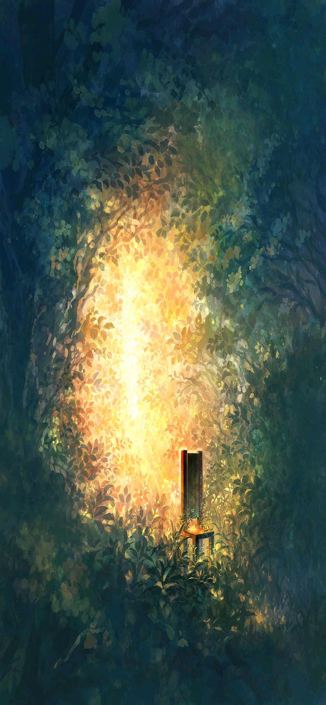 【治愈插画】唯美画风的二次元动漫风景壁纸 【全面屏
