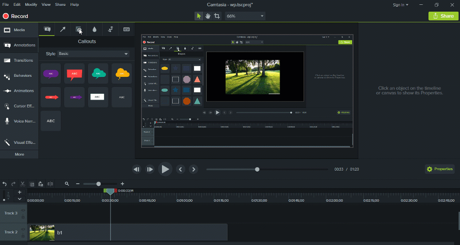 注释元素的添加