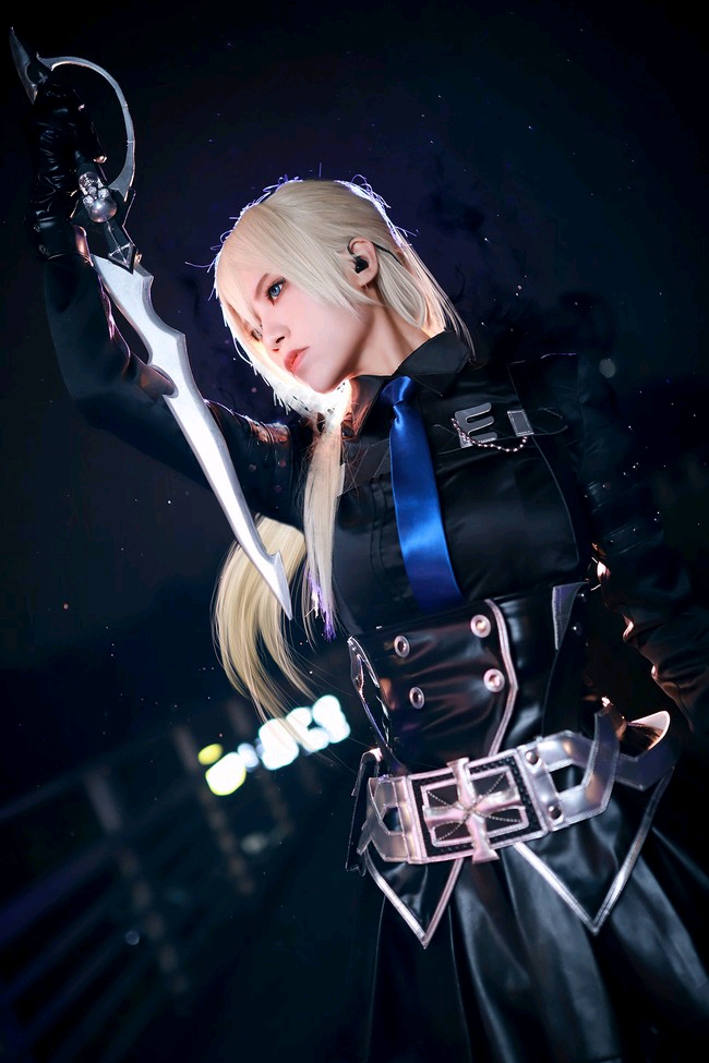 cosplay:枪神纪-未来·黑夜使者