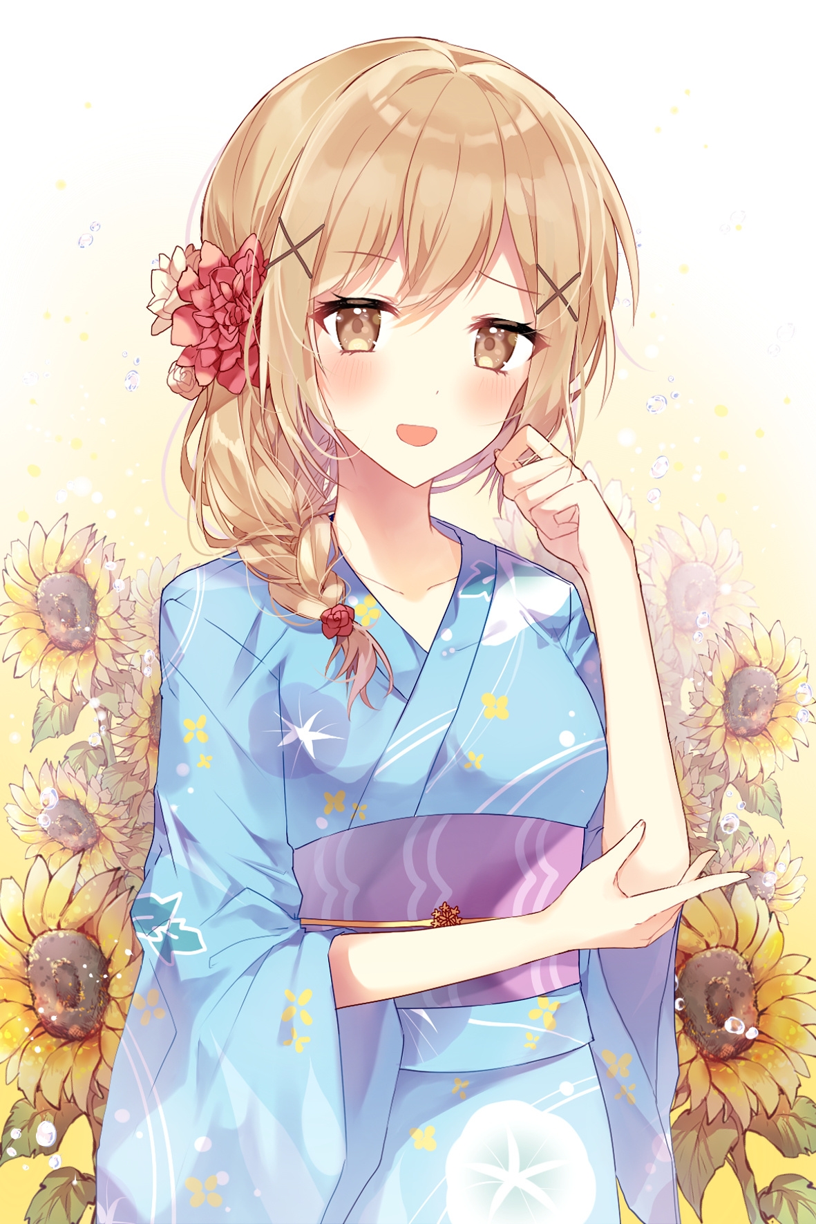 浴袍or和服 (动漫少女美图欣赏)