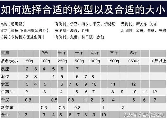 钓什么鱼用什么钩,对比一下你用对了吗?