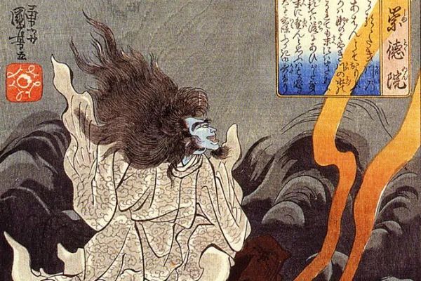 日本三大怨灵之一的崇德天皇.图/维基百科
