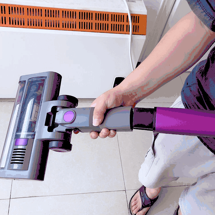 吉米p7小轻杆无线吸尘器体验:小巧便携吸力大,清洁好帮手