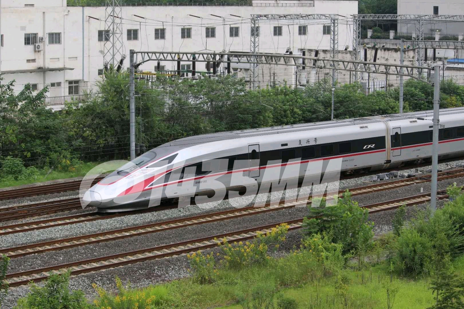 crh400af 陆东福亲自命名:复兴号(手动滑稽) 拍摄者: 微信:@1435mm