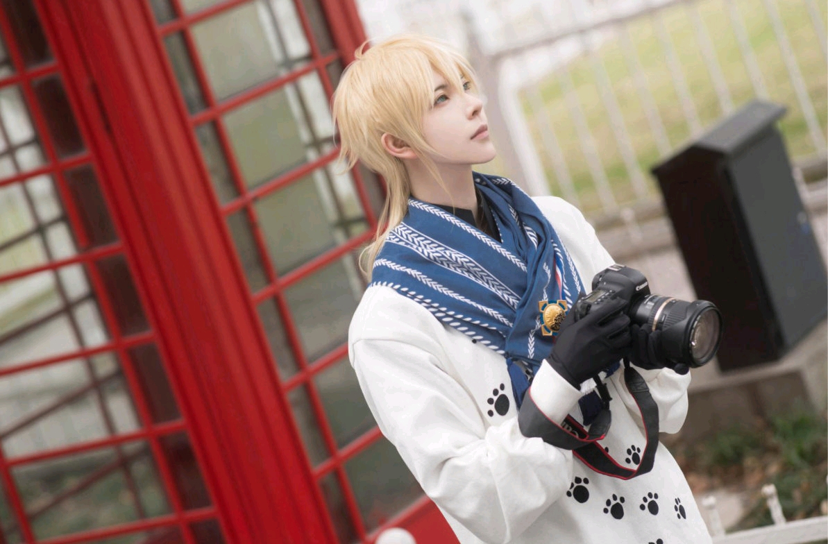 cosplay熊祁女撞,贺朝cos 时空中的绘旅人/路辰cos/coser:熊祁