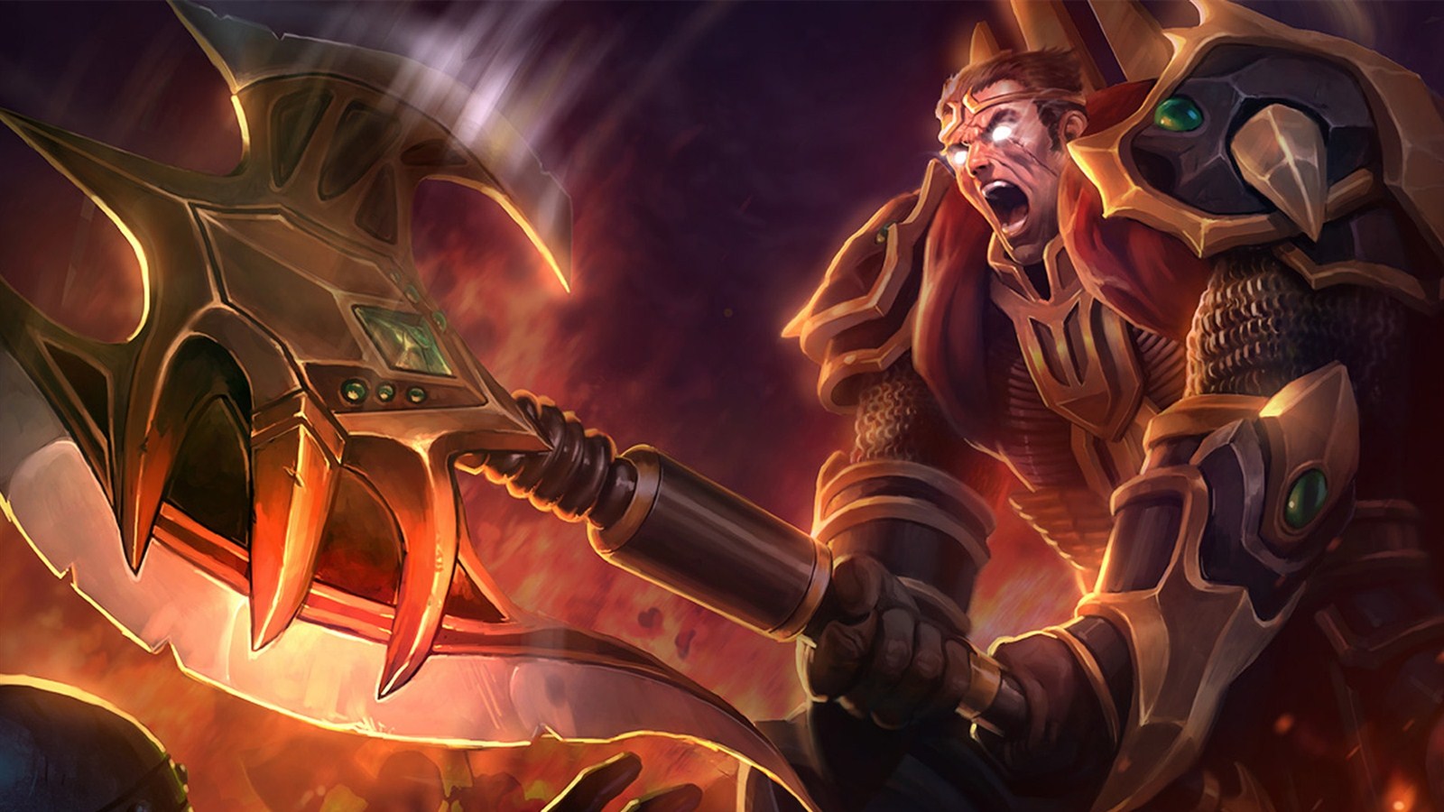 英雄联盟 壁纸 【第10期-诺手 德莱厄斯、皎月女神 黛安娜】无水印自取