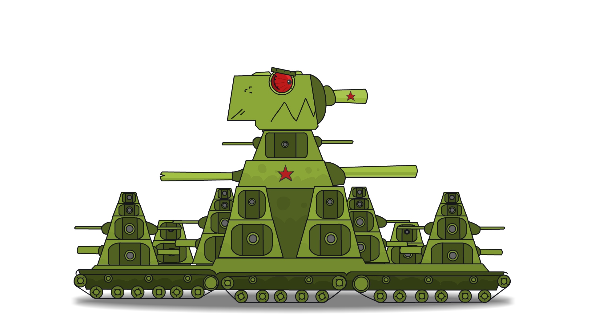 苏漫中的kv-44重型坦克