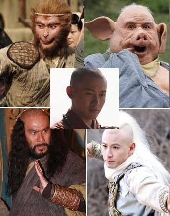 张纪中版(其实仔细看几位还是萌萌哒)