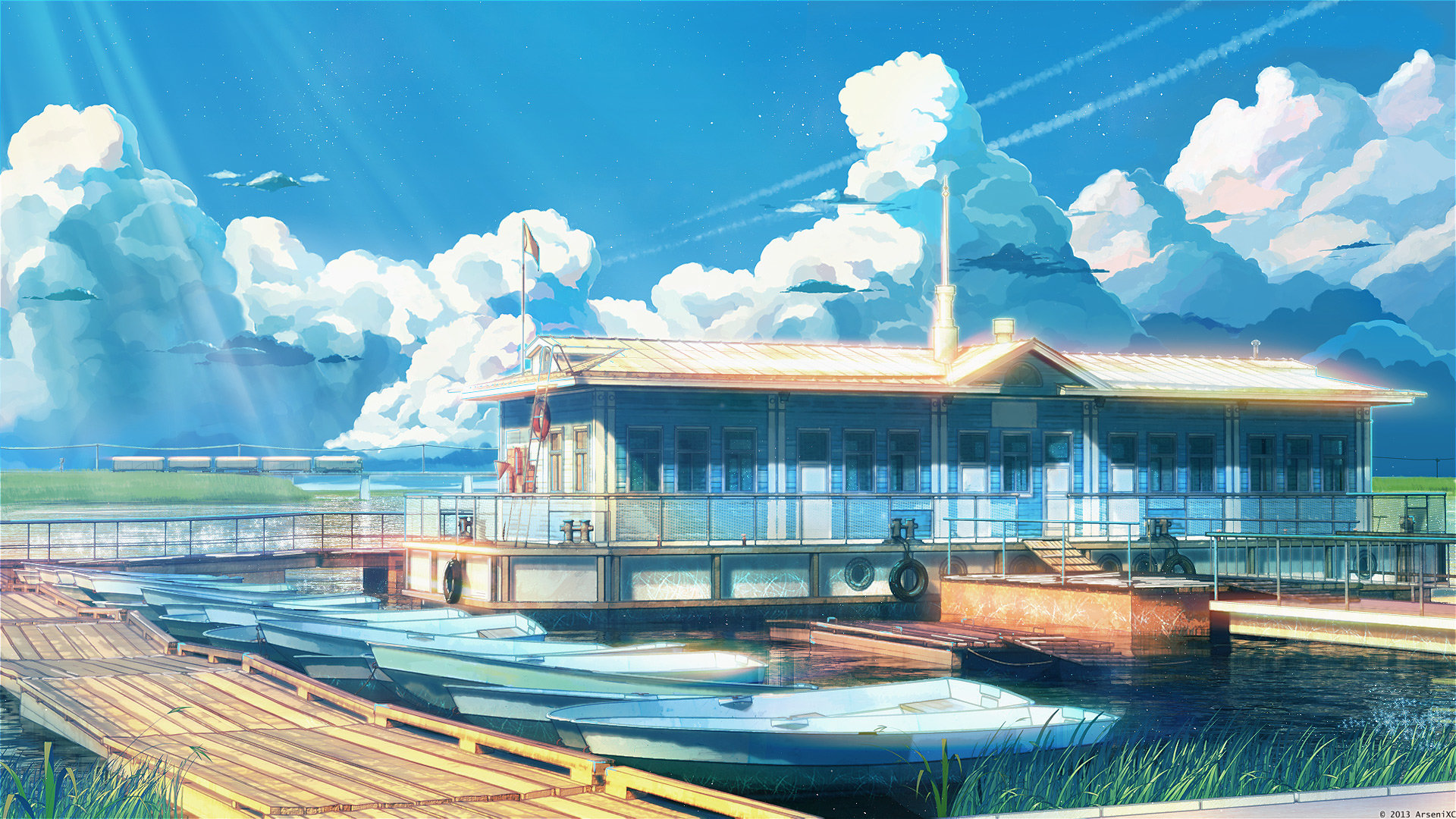 arseniy chebynkin|战斗民族画出的新海诚场景
