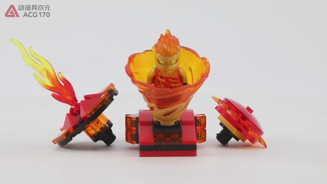 乐高积木幻影忍者70684幻影旋转术攻袭之凯vs暴雪武士图文评测
