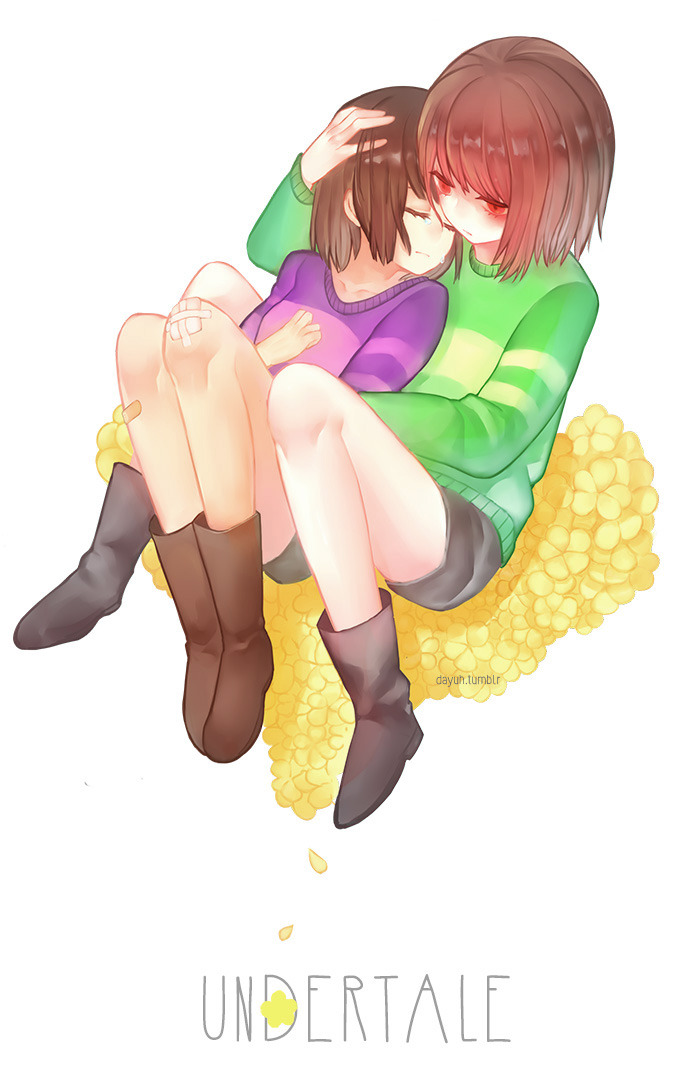 【undertale】传说之下精美人物图包 (frisk chara 2期篇) - 哔哩哔哩