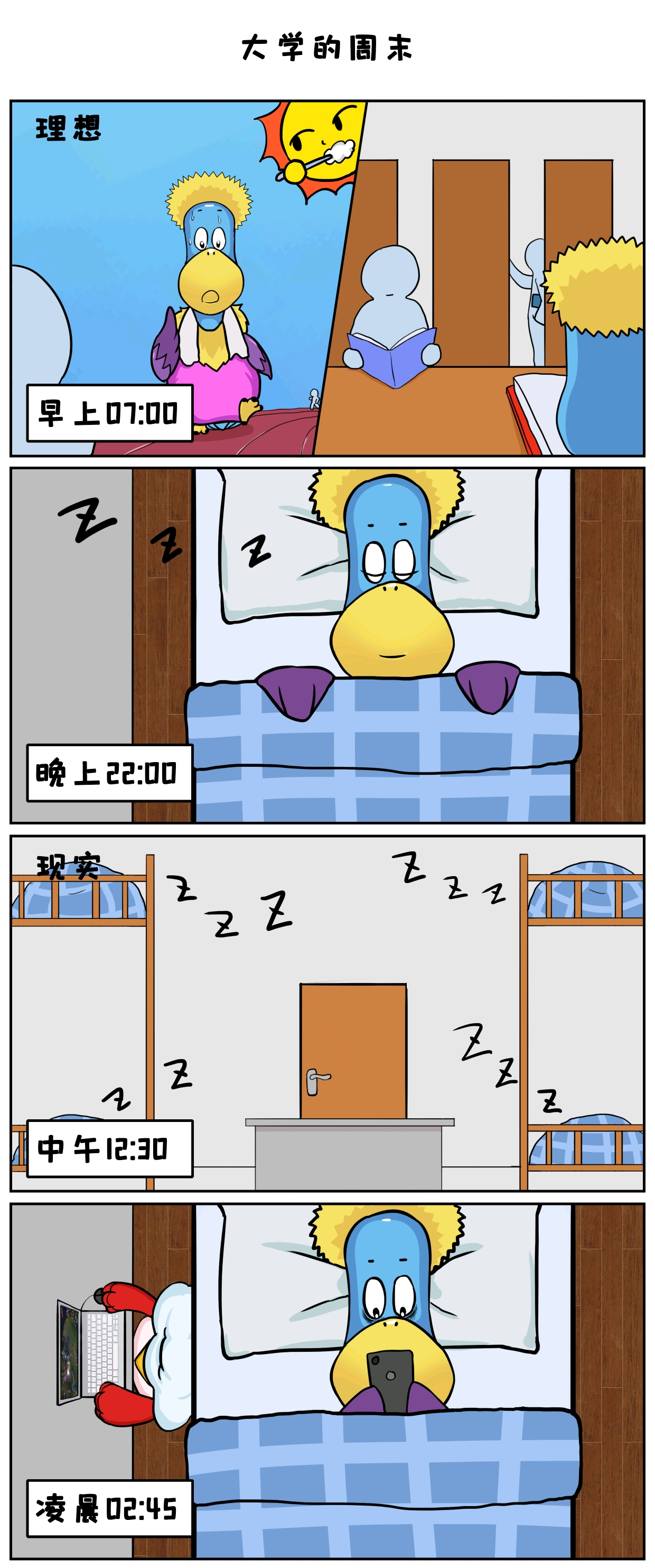大学生活的理想与现实