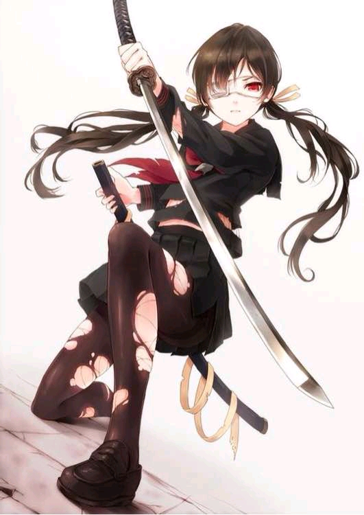 手机壁纸 武器系二次元少女 by:gameboy盐泽 2019年6月27日