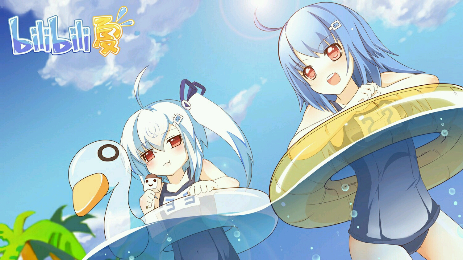 2233娘拜年祭图片壁纸,2233娘2021拜年祭壁纸 身高 160cm 生日8月16日 星座 狮子座 声优 柴刀娘木木(2015拜年祭)