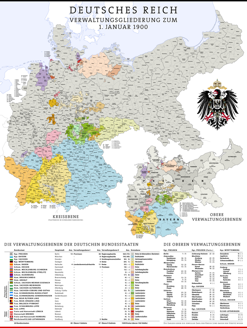 德意志帝国疆界图
