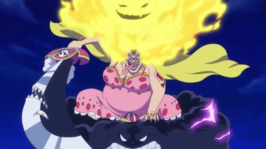 海贼王863集:饿过头的bigmom,以恶魔姿态降临,桑尼号惨遭破坏