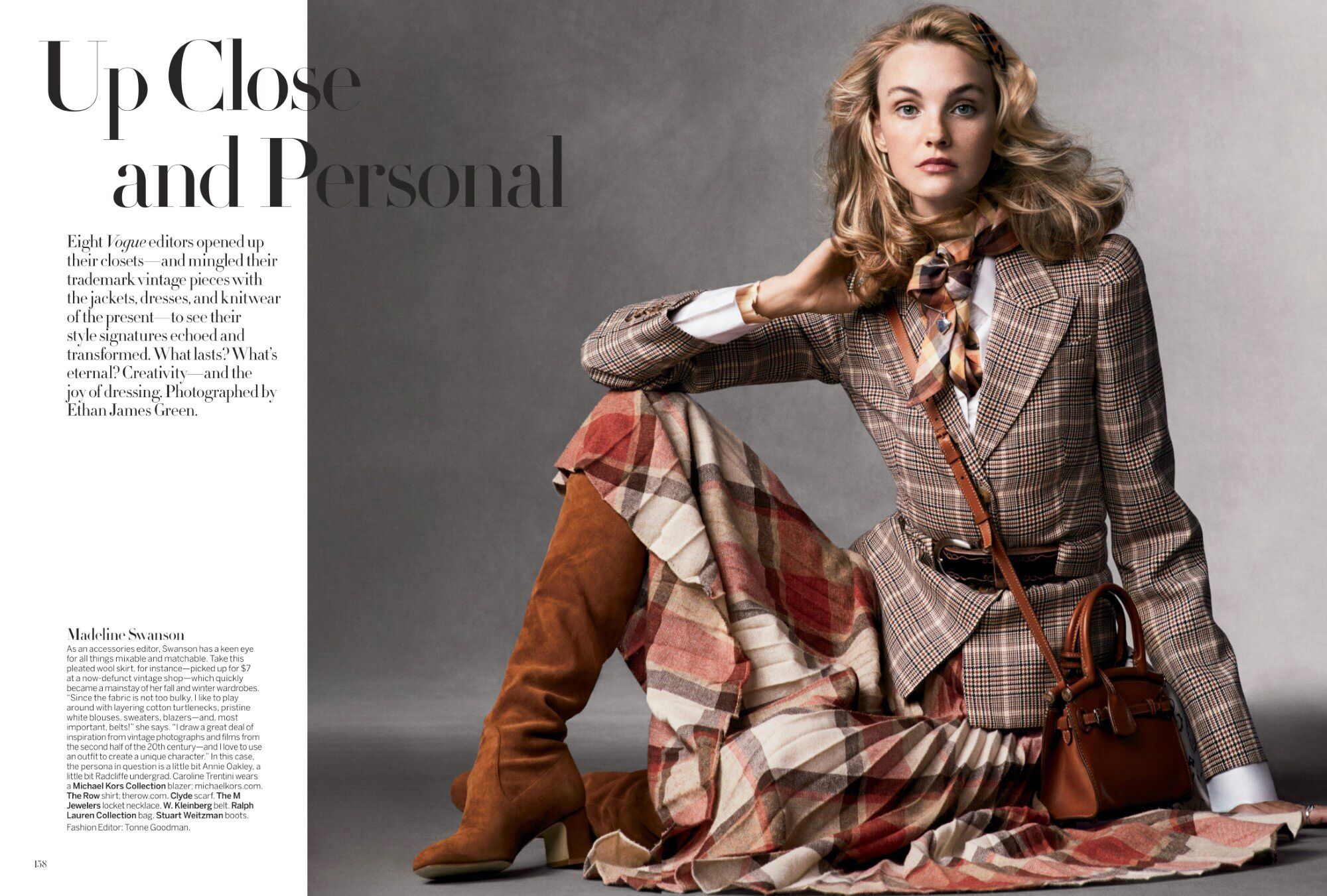 美版vogue复古风时尚大片look