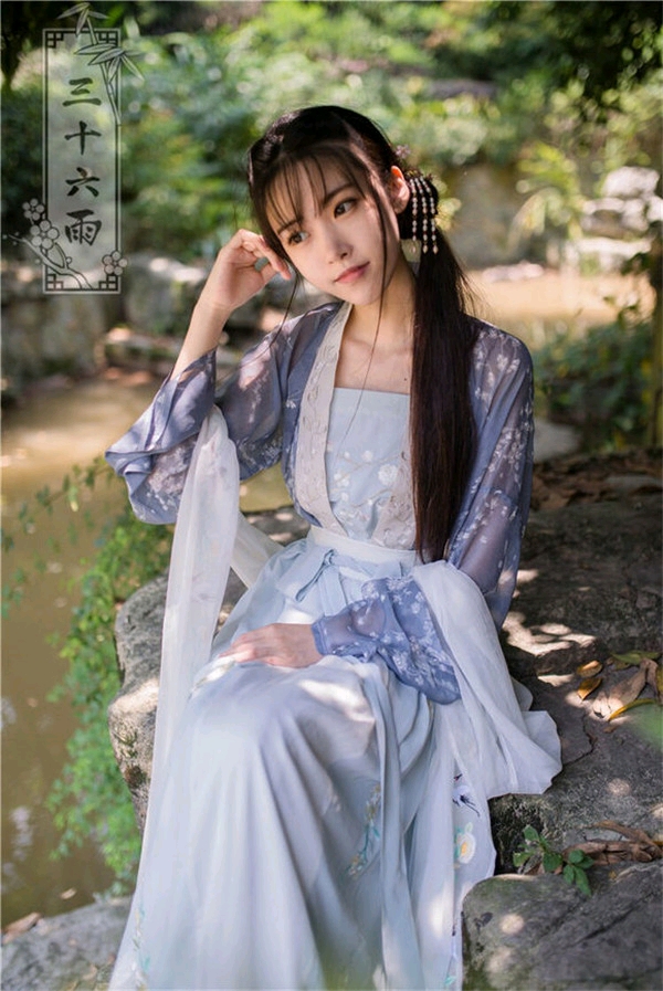 女童古风汉服穿搭,古风小女孩 汉服
