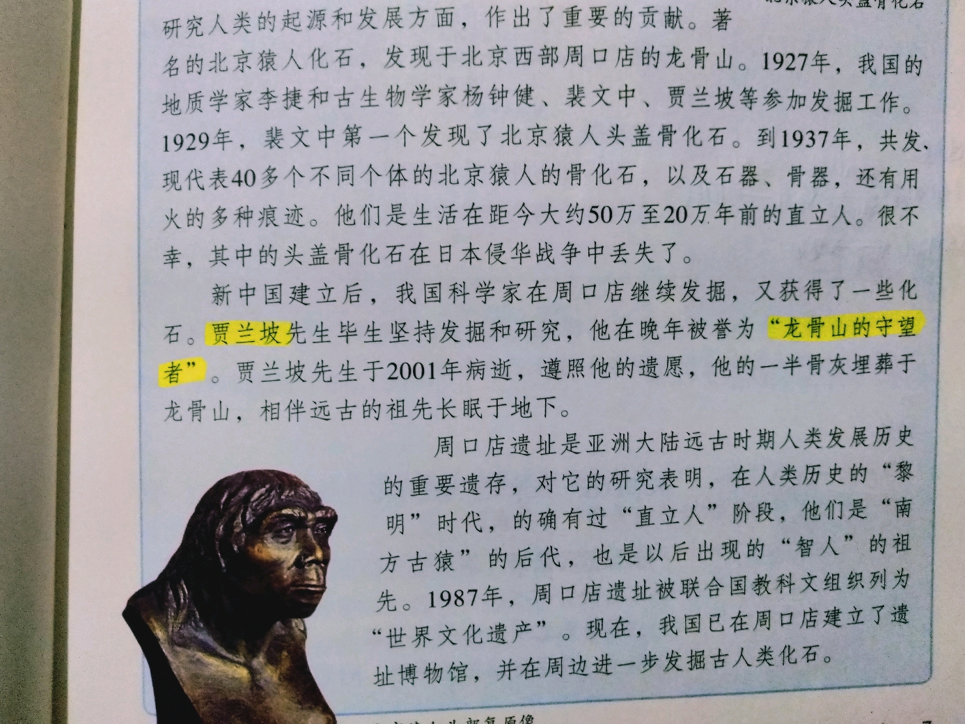 七下生物《人的由来》笔记`