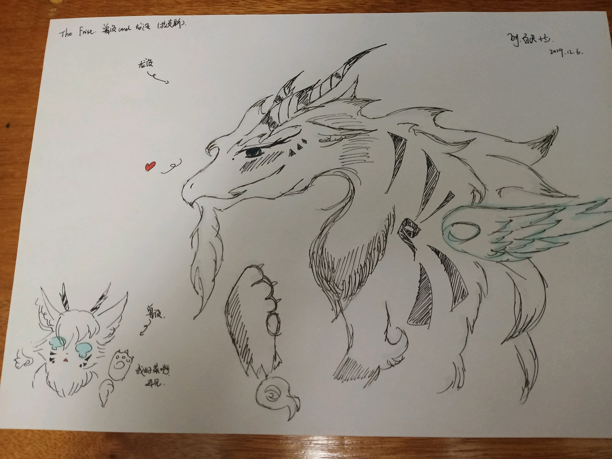 想多尝试这样的画风 [/cp] 因为是第一次画兽设,所以说不知道是怎么
