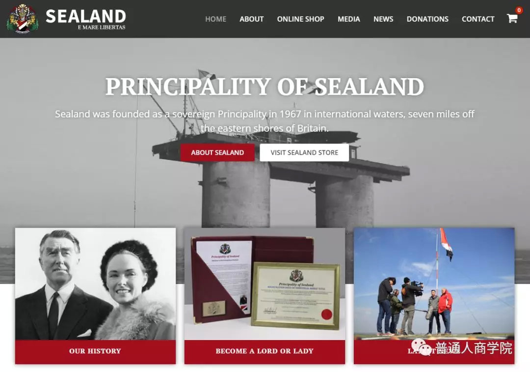 案例三: sealand and become   lord, lady, baron or baroness(西兰