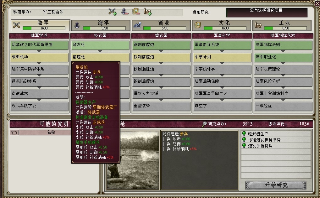 维多利亚2pod中近代科学史(七)燧发枪