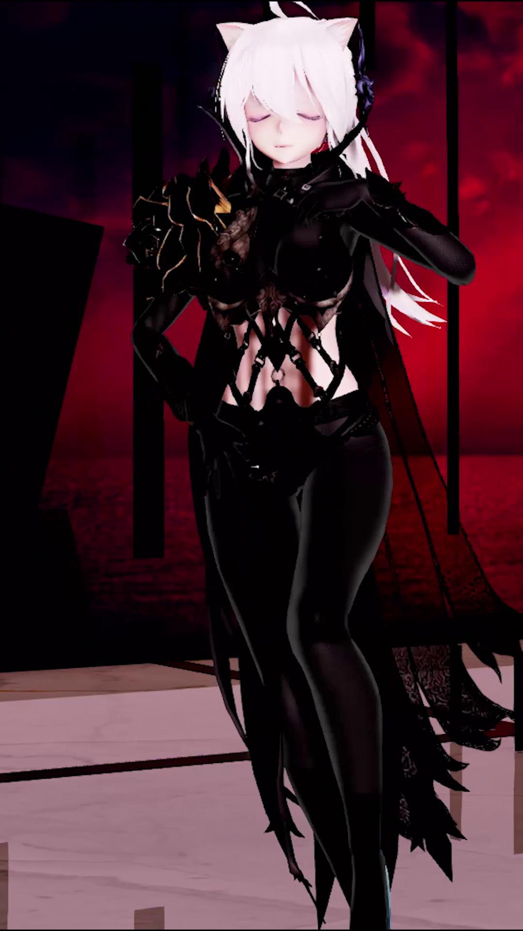 【mmd】血月下的黑暗骑士 弱音!竖屏版